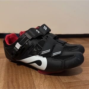 Peloton Black and Red Cycling Shoes